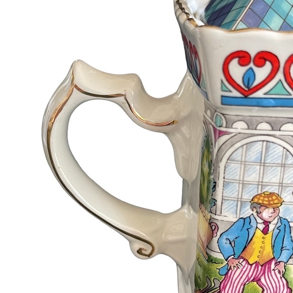 ❤️🫖 Sadler vintage porcelain teapot “A Round of Golf” in excellent condition! - Picture 5 of 8